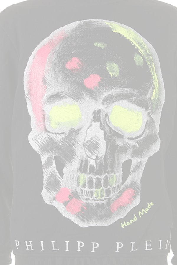 画像3:   PHILIPP PLEIN HOMME フィリッププレインオム Sweatshirt LS "Color Skull"{-AHS} (3)