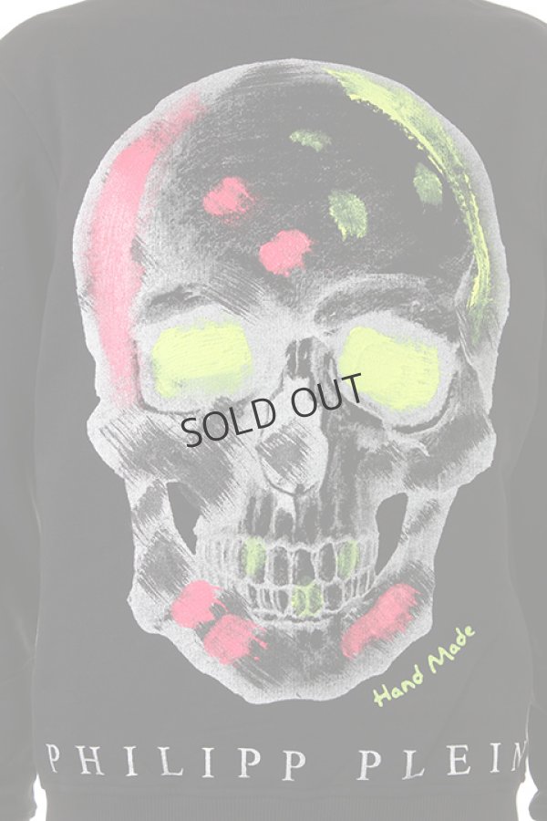 画像3: {SOLD}PHILIPP PLEIN HOMME フィリッププレインオム Sweatshirt LS "Color Skull"{-AHS} (3)