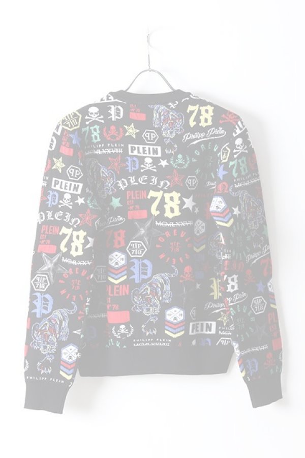 画像2:   PHILIPP PLEIN HOMME フィリッププレインオム Pullover Round Neck "Tiny"{-} (2)