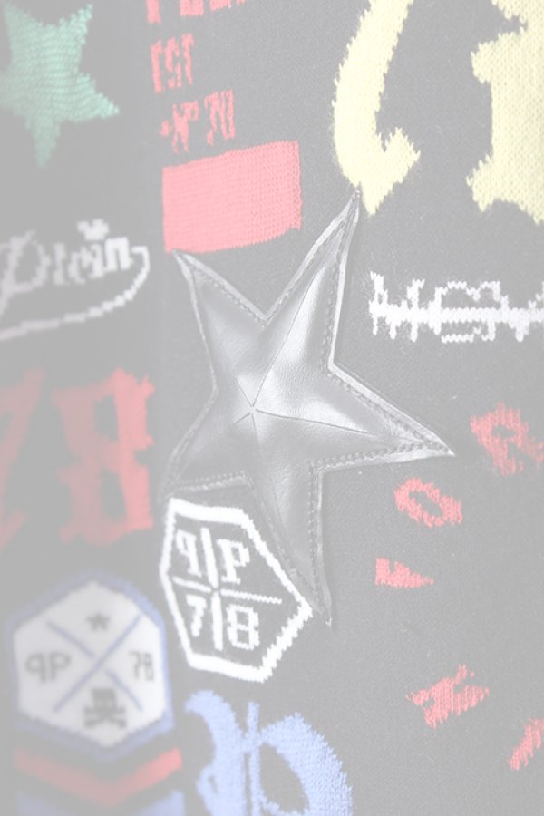 画像5:   PHILIPP PLEIN HOMME フィリッププレインオム Pullover Round Neck "Tiny"{-} (5)