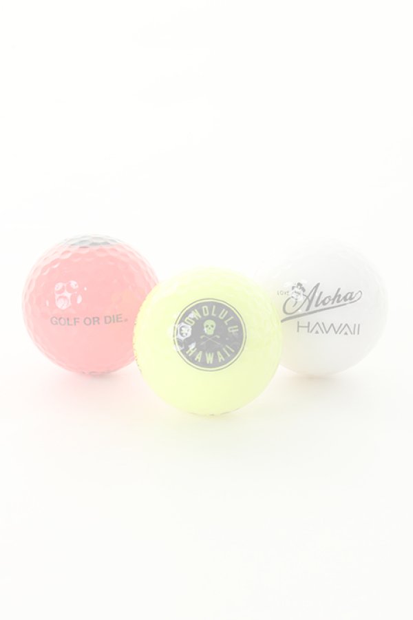 画像2:   【ハワイ限定】MARK & LONA｜マークアンドロナ Magnum Neon Ball（3P Set）{MLS-9D-SZ80-H-MIX-AIA} (2)