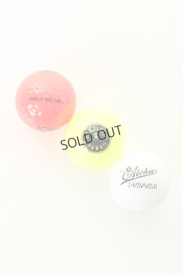 画像3: {SOLD}【ハワイ限定】MARK & LONA｜マークアンドロナ Magnum Neon Ball（3P Set）{MLS-9D-SZ80-H-MIX-AIA} (3)