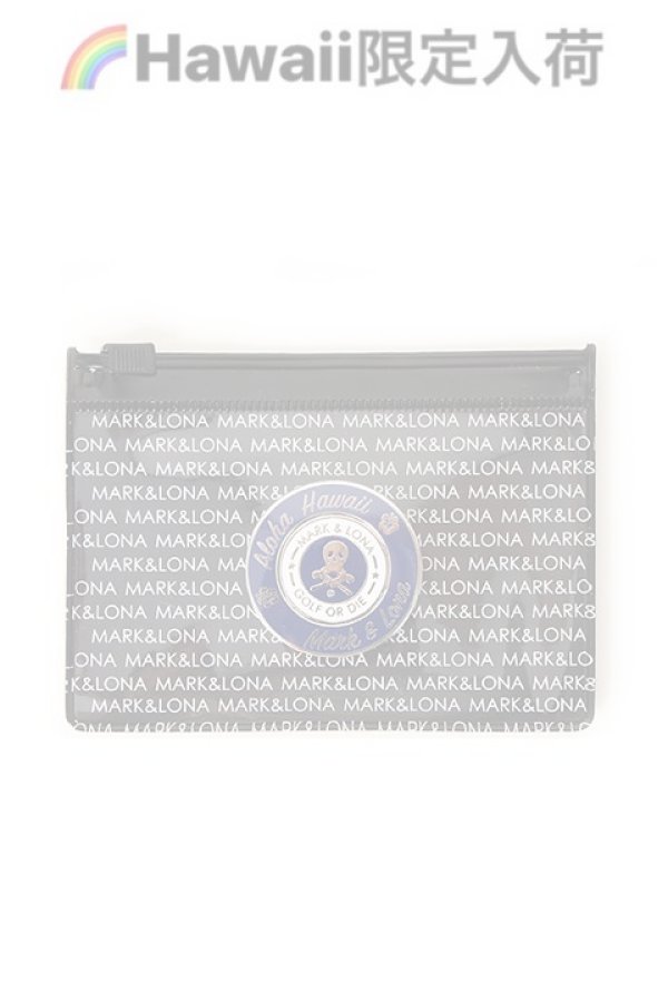 画像1:   【ハワイ限定】MARK & LONA｜マークアンドロナ METAL CASINO-STYLE BALL MARKER{MLS-9B-SZ80HWI-NVY/SIL-AIA} (1)