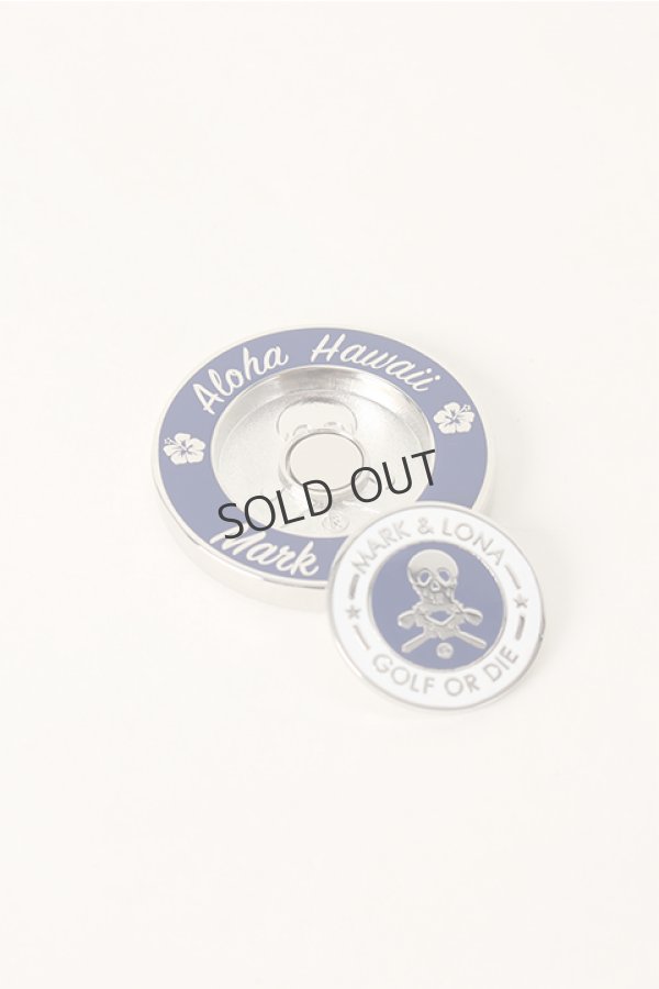 画像3: {SOLD}【ハワイ限定】MARK & LONA｜マークアンドロナ METAL CASINO-STYLE BALL MARKER{MLS-9B-SZ80HWI-NVY/SIL-AIA} (3)