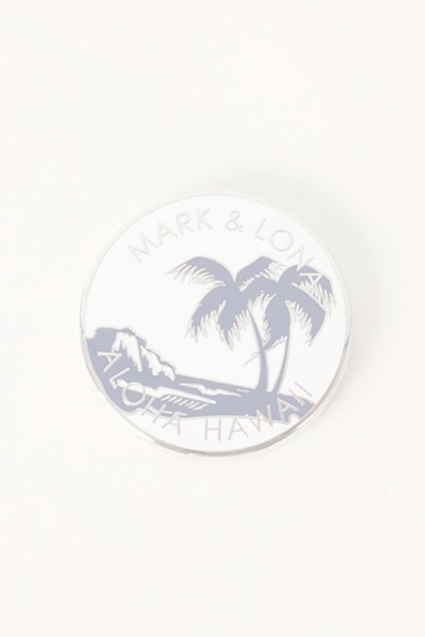 画像4:   【ハワイ限定】MARK & LONA｜マークアンドロナ METAL CASINO-STYLE BALL MARKER{MLS-9B-SZ80HWI-NVY/SIL-AIA} (4)