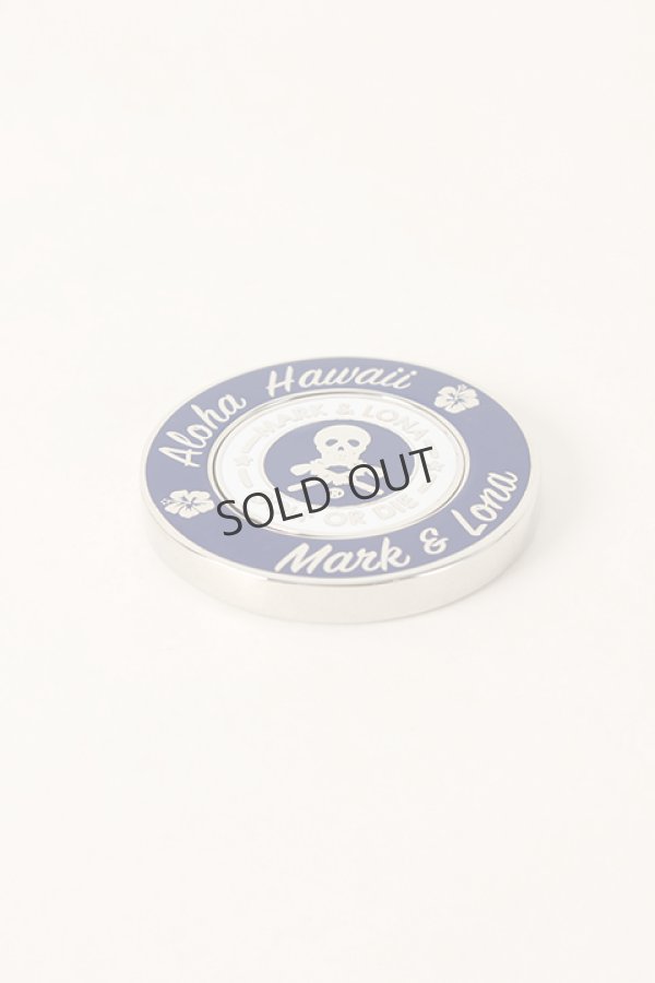 画像5: {SOLD}【ハワイ限定】MARK & LONA｜マークアンドロナ METAL CASINO-STYLE BALL MARKER{MLS-9B-SZ80HWI-NVY/SIL-AIA} (5)
