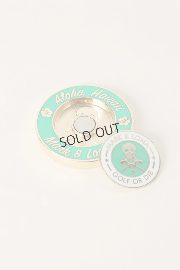 画像3: {SOLD}【ハワイ限定】MARK & LONA｜マークアンドロナ METAL CASINO-STYLE BALL MARKER{MLS-9B-SZ80HWI-GRN/GLD-AIA} (3)