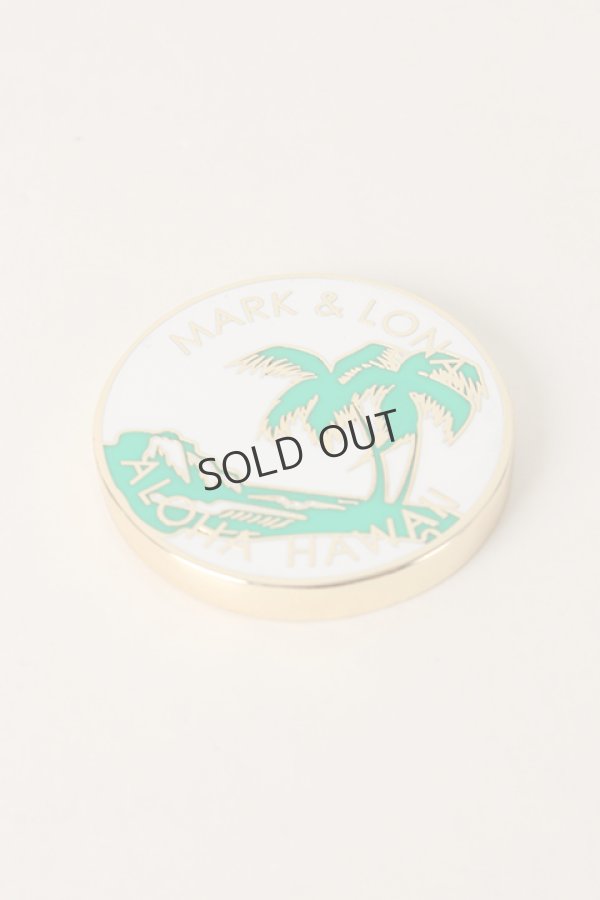 画像4: {SOLD}【ハワイ限定】MARK & LONA｜マークアンドロナ METAL CASINO-STYLE BALL MARKER{MLS-9B-SZ80HWI-GRN/GLD-AIA} (4)