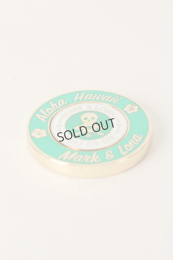 画像5: {SOLD}【ハワイ限定】MARK & LONA｜マークアンドロナ METAL CASINO-STYLE BALL MARKER{MLS-9B-SZ80HWI-GRN/GLD-AIA} (5)