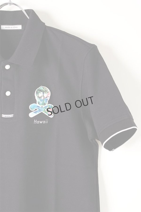 画像3: {SOLD}【ハワイ限定】MARK & LONA｜マークアンドロナ POLO{MLM-9C-AP65-HE-BLK-AIA} (3)