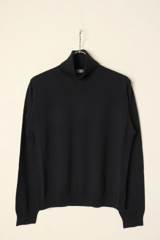 HERNO ヘルノ　カシミヤアンゴラ混　タートルネックセーター　黒　未使用 70726f647563742f6d6c3030303034