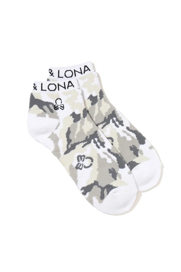 画像1: MARK & LONA マークアンドロナ Element Camo Short Socks | MEN{-BFA} (1)