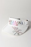 画像1: MARK & LONA マークアンドロナ Flowline Wide Brim Visor | WOMEN{-BES} (1)