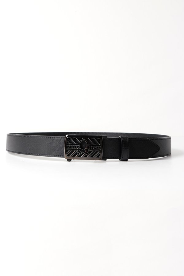 画像1: MARK & LONA マークアンドロナ Hollow Skull Adjust Leather Belt | MEN and WOMEN{-BEA} (1)