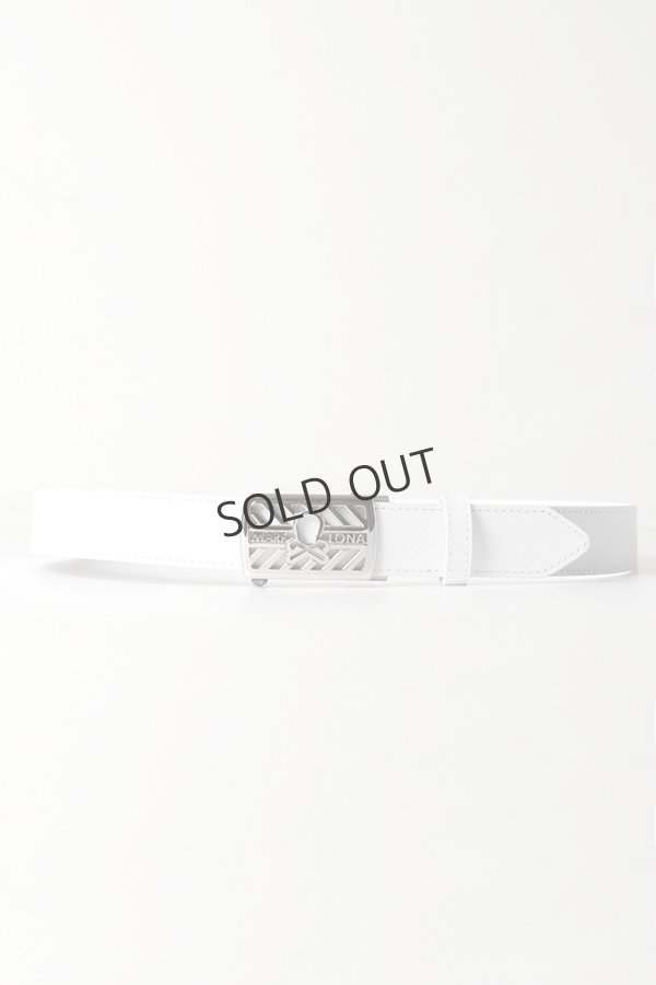 画像1: {SOLD}MARK & LONA マークアンドロナ Hollow Skull Adjust Leather Belt | MEN and WOMEN{-BEA} (1)