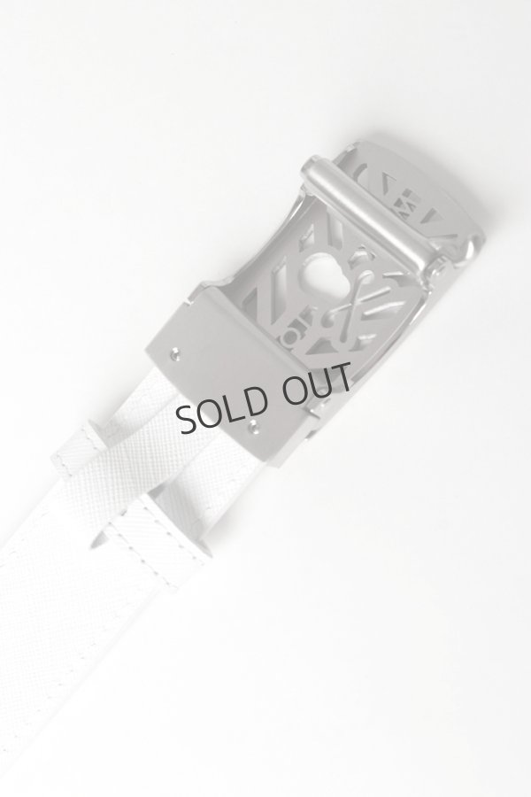 画像6: {SOLD}MARK & LONA マークアンドロナ Hollow Skull Adjust Leather Belt | MEN and WOMEN{-BEA} (6)