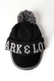 画像1: {SOLD}MARK & LONA マークアンドロナ Scope Pom Visor Beanie | WOMEN（レディース）{-BEA} (1)