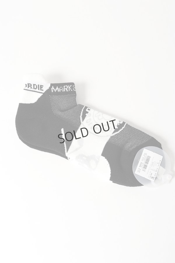 画像2: {SOLD}MARK & LONA マークアンドロナ Mirror Skull Ankle Socks | MEN{-BEA} (2)