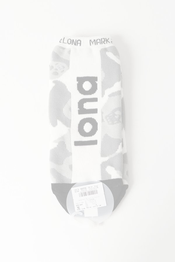 画像2:  {SOLD}  【木村拓哉さん着用】 MARK & LONA マークアンドロナ Gauge Camo Ankle Socks | MEN{-BEA} (2)