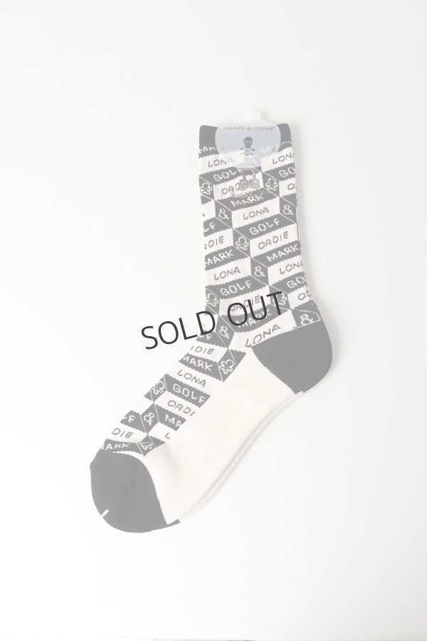 画像1: {SOLD} 【木村拓哉さん着用】 MARK & LONA マークアンドロナ Depeche Color Block Crew Socks | MEN{-BEA} (1)