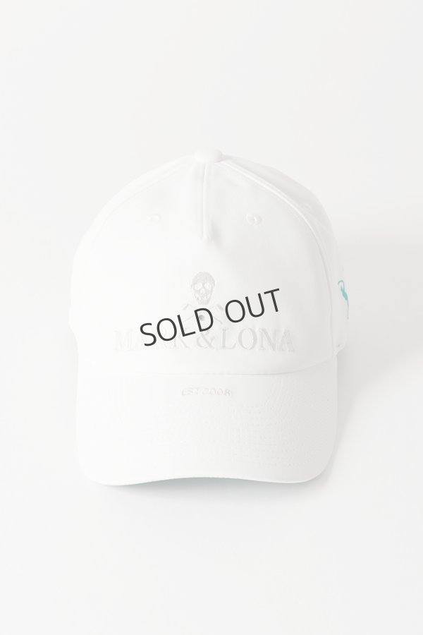 画像2: MARK & LONA マークアンドロナ Iron Skull Crystal Accent Cap | MEN and WOMEN{-BFS} (2)