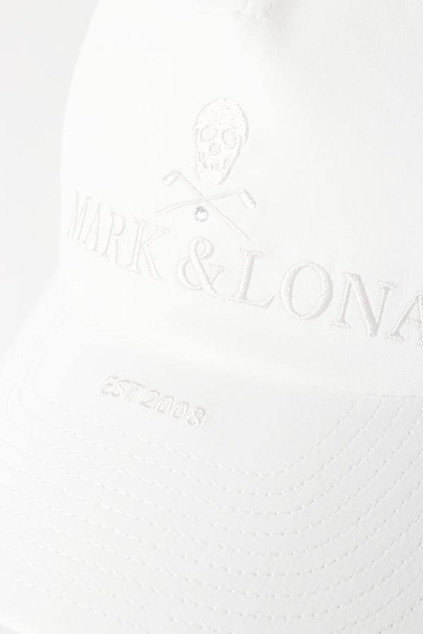 画像6:   MARK & LONA マークアンドロナ Iron Skull Crystal Accent Cap | MEN and WOMEN{-BFS} (6)