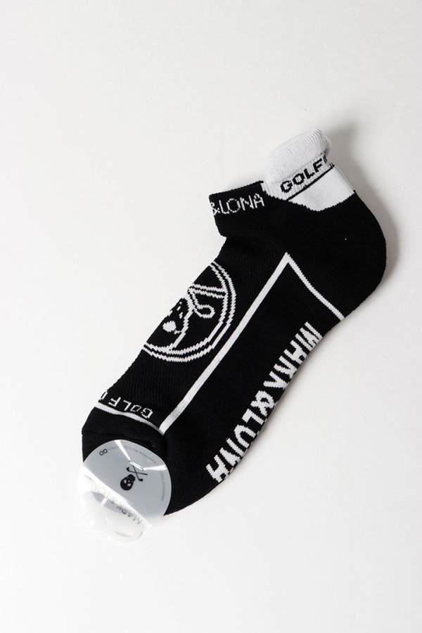 画像1: MARK & LONA マークアンドロナ Round Skull Athletic Low Socks | MEN{-BFS} (1)