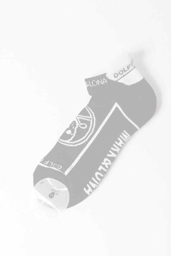 画像1:   MARK & LONA マークアンドロナ Round Skull Athletic Low Socks | MEN{-BFS} (1)