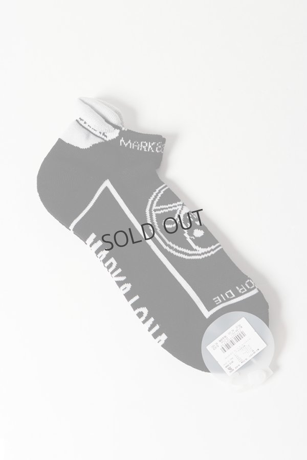 画像2: {SOLD}MARK & LONA マークアンドロナ Round Skull Athletic Low Socks | MEN{-BFS} (2)