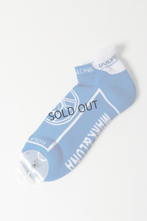 画像1: {SOLD}MARK & LONA マークアンドロナ Round Skull Athletic Low Socks | MEN{-BFS} (1)