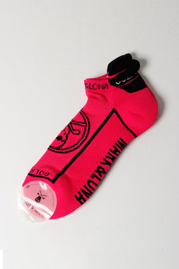 画像1: MARK & LONA マークアンドロナ Round Skull Athletic Low Socks | MEN{-BFS} (1)