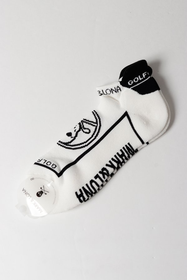 画像1: MARK & LONA マークアンドロナ Round Skull Athletic Low Socks | MEN{-BFS} (1)