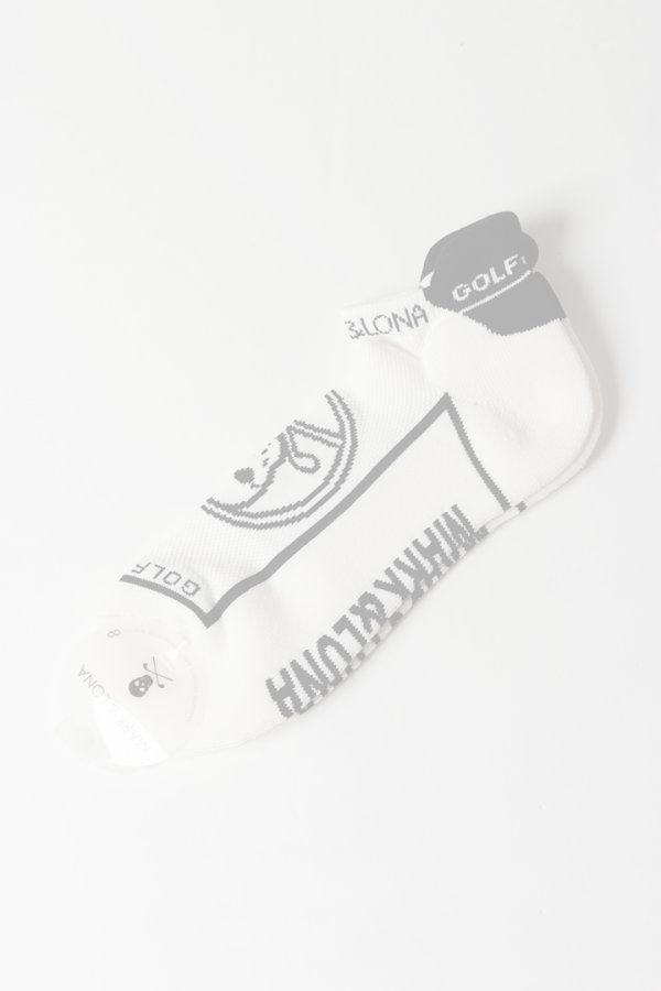 画像1:   MARK & LONA マークアンドロナ Round Skull Athletic Low Socks | MEN{-BFS} (1)