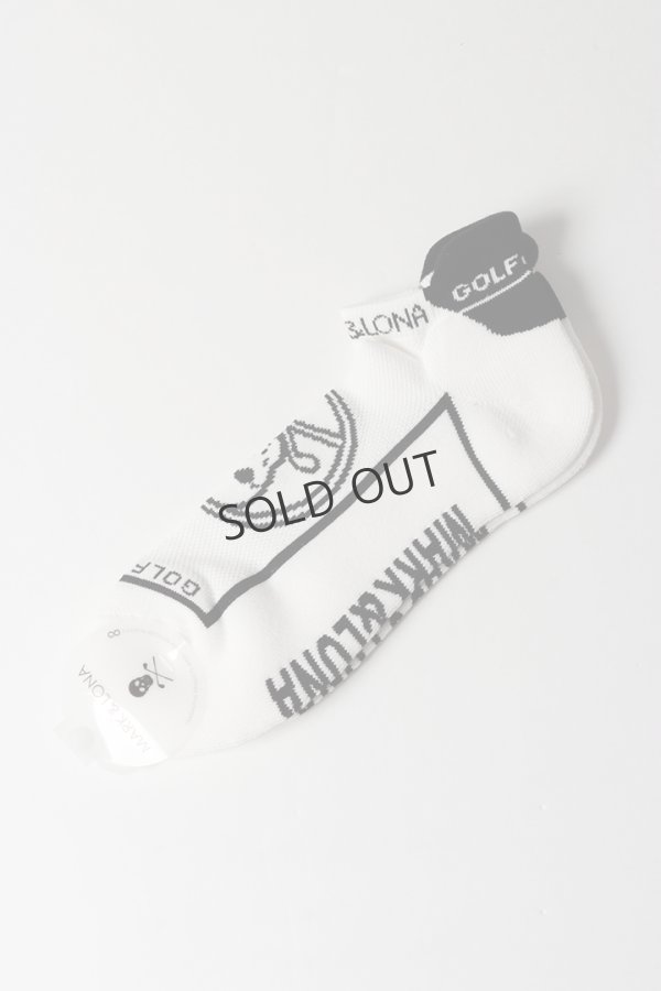 画像1: {SOLD}MARK & LONA マークアンドロナ Round Skull Athletic Low Socks | MEN{-BFS} (1)