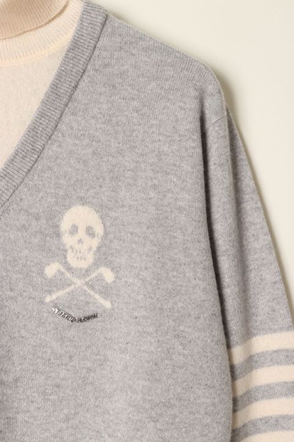 画像3: 【 40%OFF セール68,200円→40,920円】 MARK & LONA マークアンドロナ Sedecim Cashmere Layerd Neck Sweater | MEN{-BBA} (3)