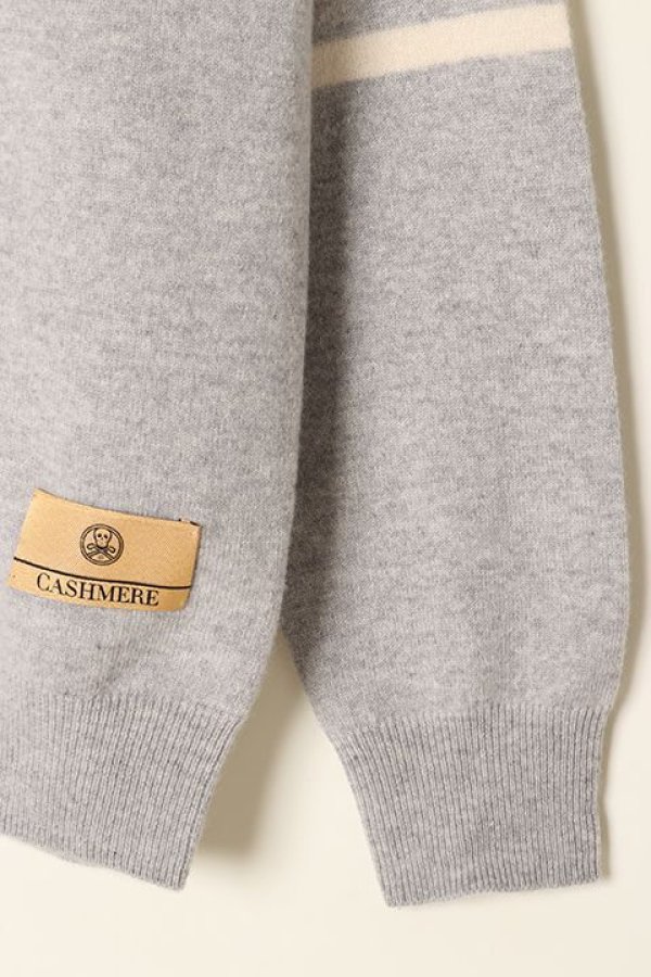画像4: 【 40%OFF セール68,200円→40,920円】 MARK & LONA マークアンドロナ Sedecim Cashmere Layerd Neck Sweater | MEN{-BBA} (4)