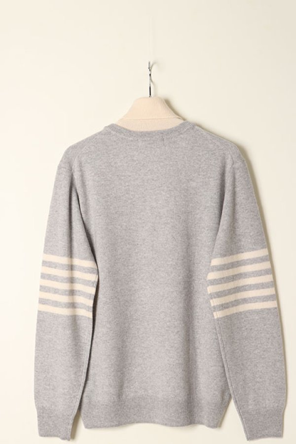 画像6: 【 40%OFF セール68,200円→40,920円】 MARK & LONA マークアンドロナ Sedecim Cashmere Layerd Neck Sweater | MEN{-BBA} (6)