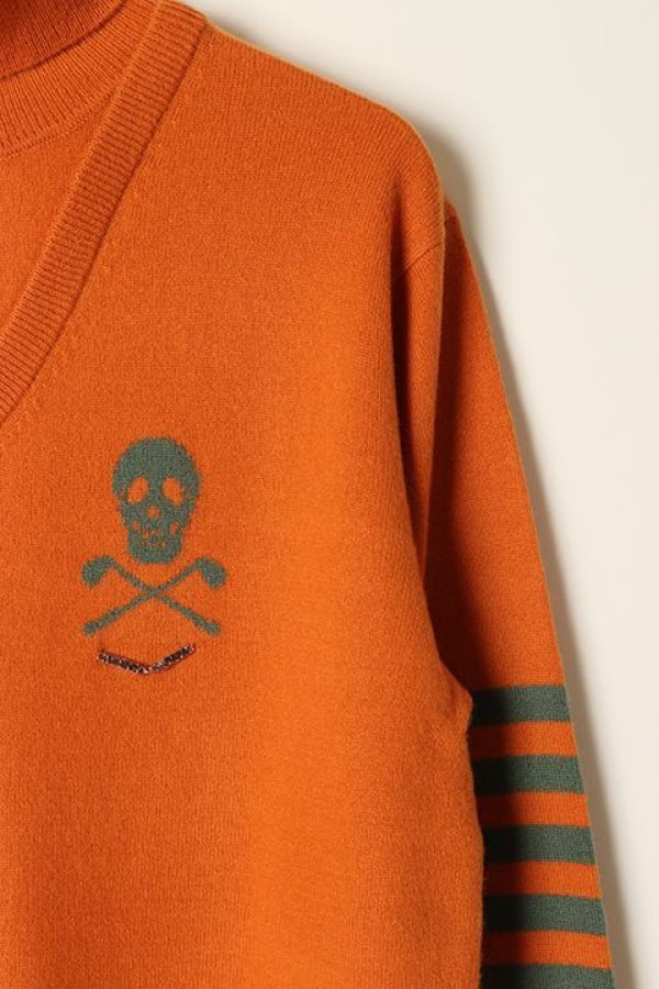 画像3: 【 40%OFF セール68,200円→40,920円】 MARK & LONA マークアンドロナ Sedecim Cashmere Layerd Neck Sweater | MEN{-BBA} (3)