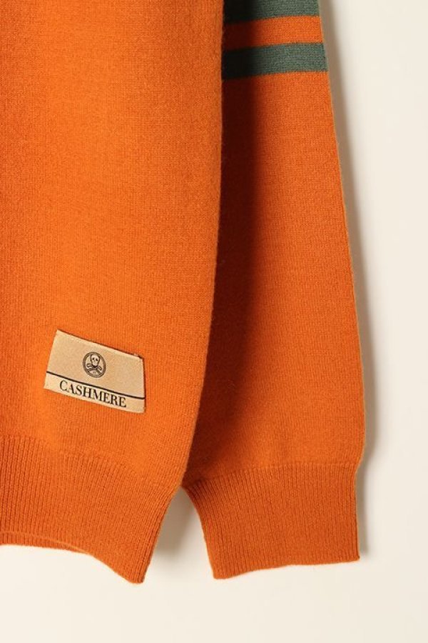 画像5: 【 40%OFF セール68,200円→40,920円】 MARK & LONA マークアンドロナ Sedecim Cashmere Layerd Neck Sweater | MEN{-BBA} (5)