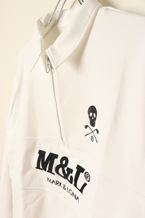 画像4: 【 40%OFF セール36,300円→21,780円】 MARK & LONA マークアンドロナ Escalade Zip Fleece Polo | MEN{-BCA} (4)