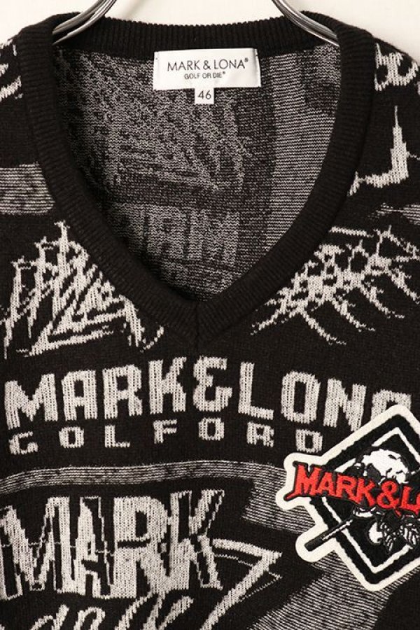 画像2: 【 40%OFF セール53,900円→32,340円】 MARK & LONA マークアンドロナ Axl Vee Neck Knit | MEN{-BDA} (2)