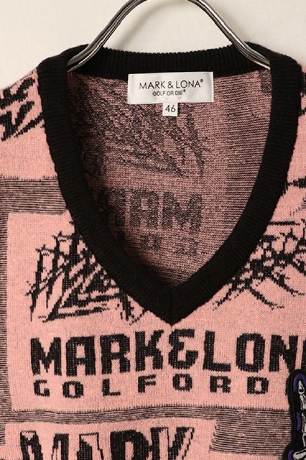 画像2: 【 40%OFF セール53,900円→32,340円】 MARK & LONA マークアンドロナ Axl Vee Neck Knit | MEN{-BDA} (2)