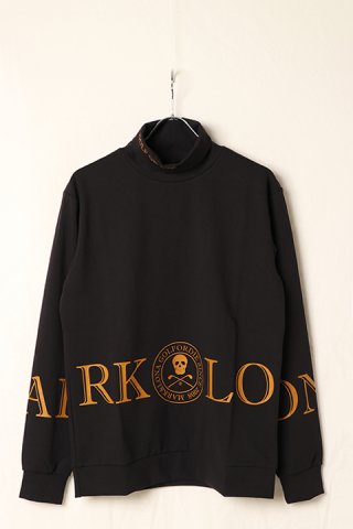 マークアンドロナ✨Long Sleeve Tee Tシャツ カットソー 黒 MARK & LONA マークアンドロナ Adam Mock Tee | MEN{-BDA