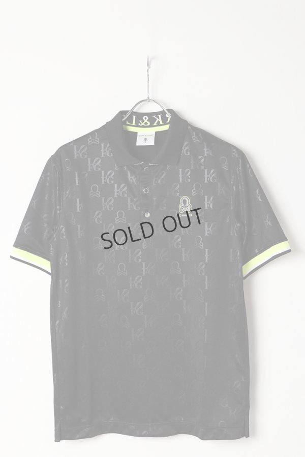 画像1: MARK & LONA マークアンドロナ Ever Monogram Embossed Polo | MEN{-BES} (1)