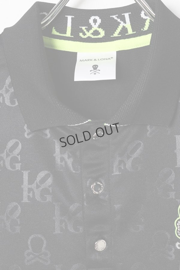 画像2: MARK & LONA マークアンドロナ Ever Monogram Embossed Polo | MEN{-BES} (2)