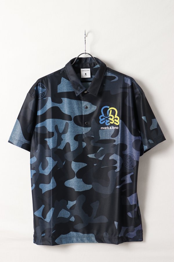 画像1: MARK & LONA マークアンドロナ ACD Camo Gradient Print Polo | MEN{-BEA} (1)