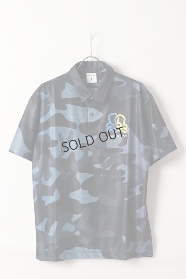 画像1: {SOLD}MARK & LONA マークアンドロナ ACD Camo Gradient Print Polo | MEN{-BEA} (1)