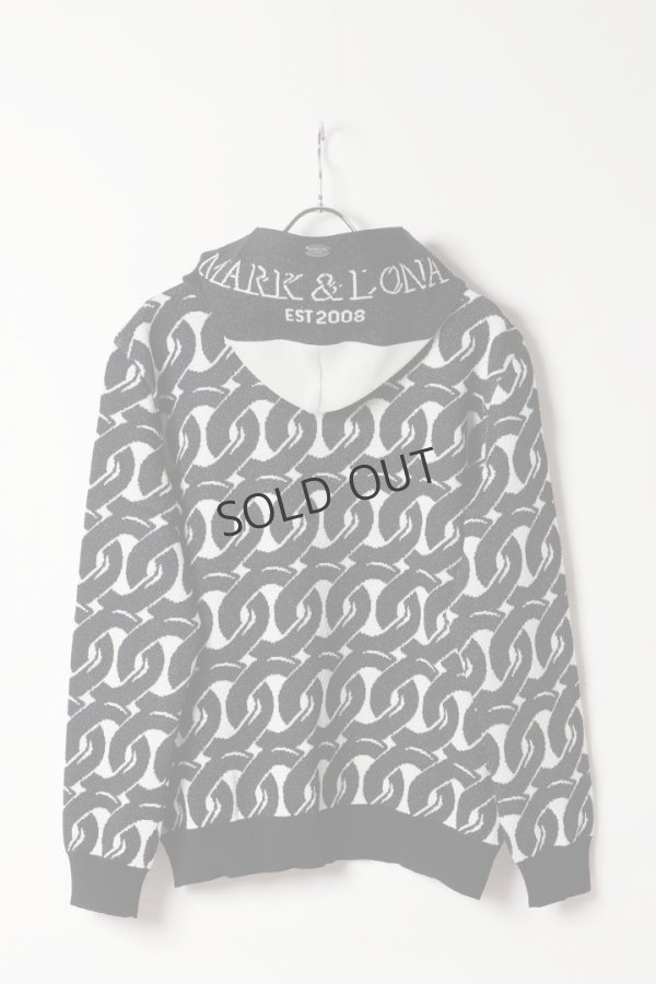 画像6: {SOLD}MARK & LONA マークアンドロナ Noah Jacquard Knit Hoodie | MEN{-BFS} (6)