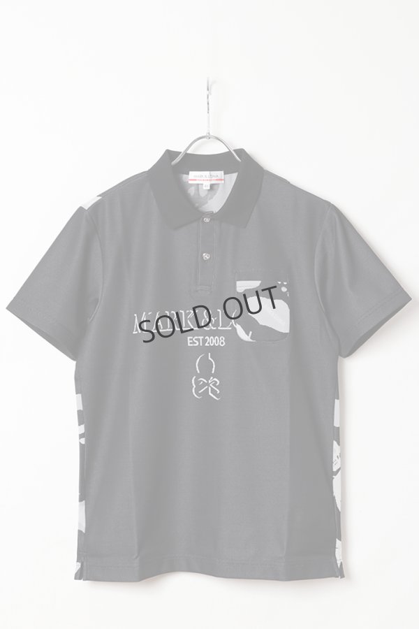 画像1: {SOLD}MARK & LONA マークアンドロナ Gauge Camouflage Jacquard Polo | MEN{-BFS} (1)