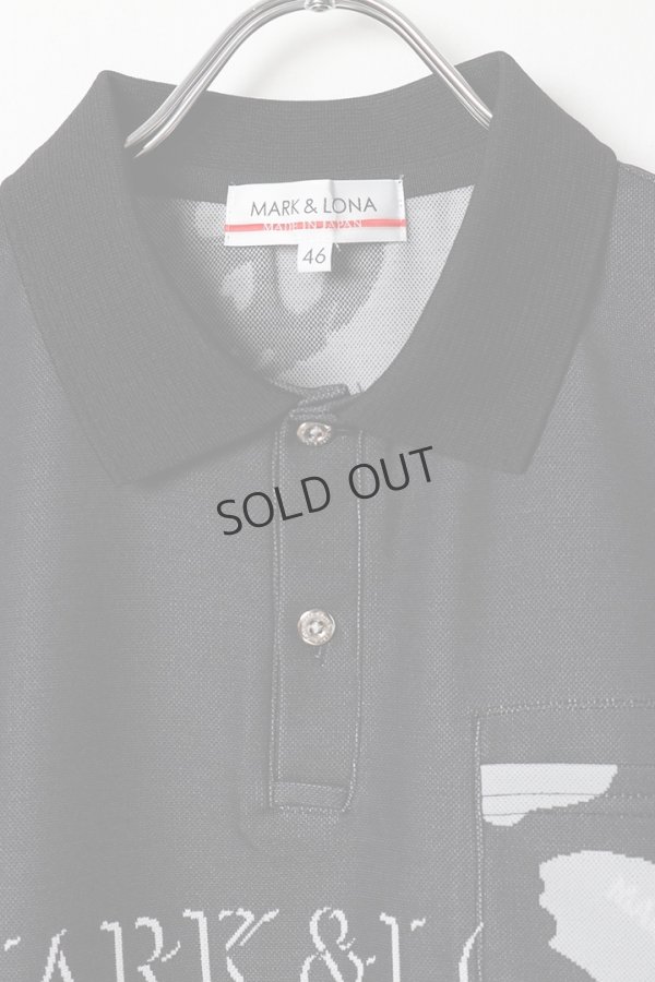 画像2: {SOLD}MARK & LONA マークアンドロナ Gauge Camouflage Jacquard Polo | MEN{-BFS} (2)